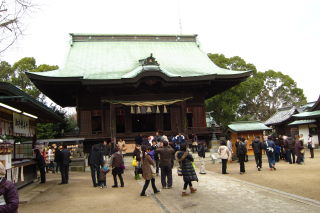 初詣 久留米市 水天宮 篠山神社 温泉でほっこり